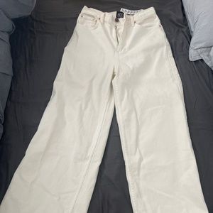 BDG mom jeans in ivory
